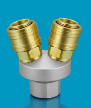 黄铜自锁圆二叉/三叉